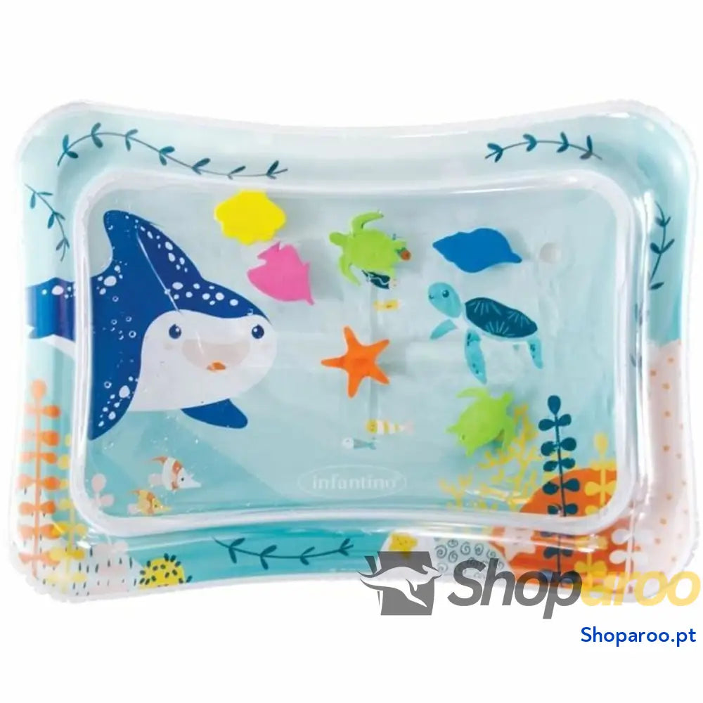 Tapete de Jogos Insuflável com Água para Bebé Infantino Multicolor Oceano