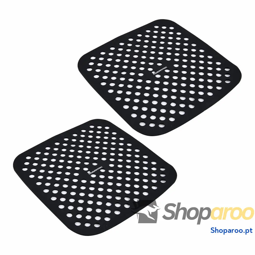 Tapete para o forno Masterpro bgmp 7701 Preto Silicone 19 x cm (2 Unidades)