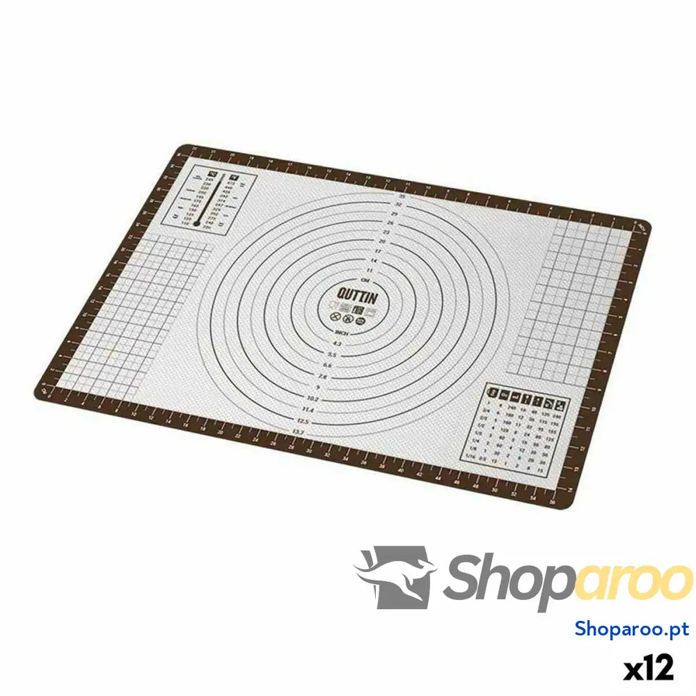 Tapete para o forno Quttin Silicone 40 x 60 cm (12 Unidades)