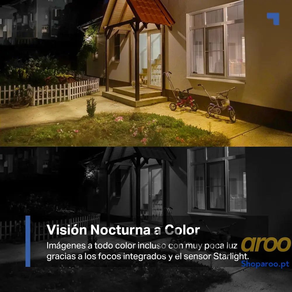 Tapo C410 Kit Câmara de vigilância solar com bateria exterior deteção pessoas por IA 2K 3 MP visão noturna colorida