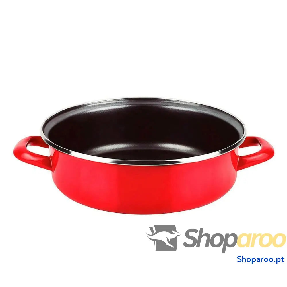 Tarteira Fagor Optimax Vermelho Aço Esmaltado Ø 24 cm