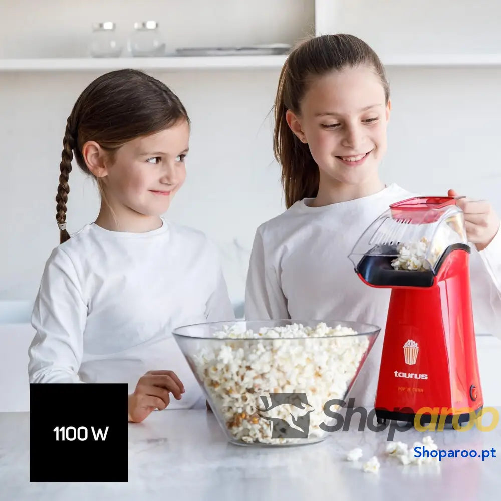 Máquina de Pipocas Taurus PopNcorn 1100W Vermelha