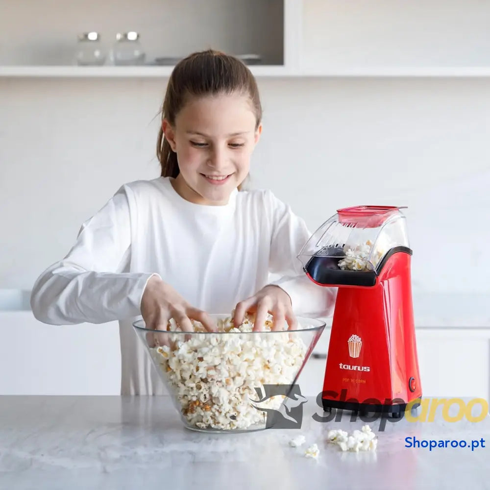 Máquina de Pipocas Taurus PopNcorn 1100W Vermelha
