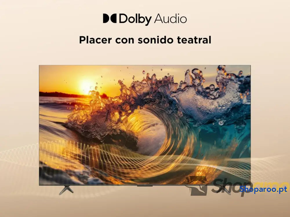 TCL 32SF560 – Smart QLED Full HD 32’’ TV Direct LED com Fire e HDR Pulse Pergunte à Alexa design metálico sem moldura