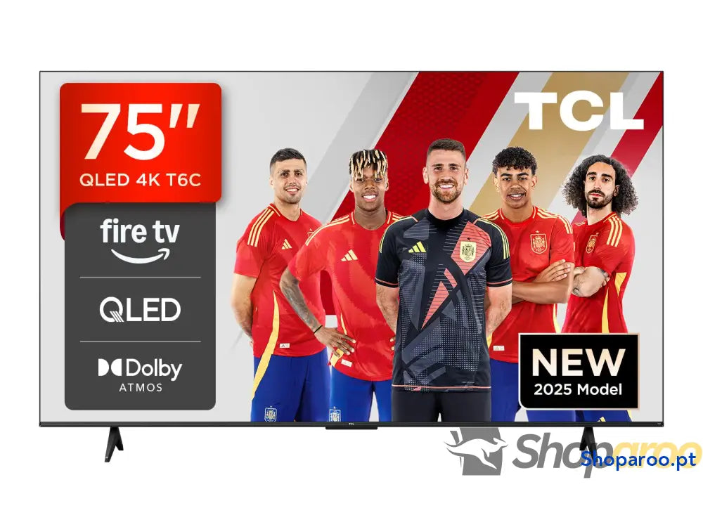 TCL 32SF560 – Smart QLED Full HD 32’’ TV Direct LED com Fire e HDR Pulse Pergunte à Alexa design metálico sem moldura