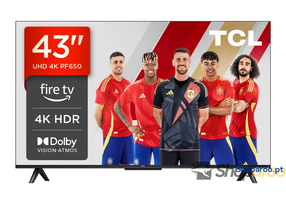 TCL 32SF560 – Smart QLED Full HD 32’’ TV Direct LED com Fire e HDR Pulse Pergunte à Alexa design metálico sem moldura
