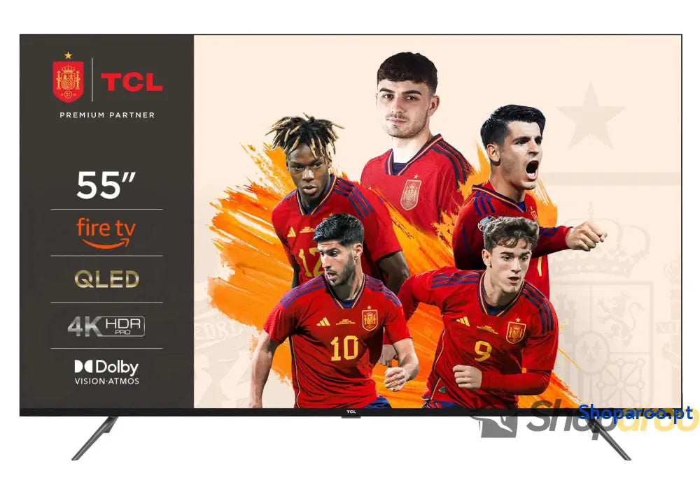 TCL 32SF560 – Smart QLED Full HD 32’’ TV Direct LED com Fire e HDR Pulse Pergunte à Alexa design metálico sem moldura