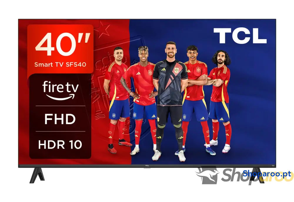 TCL 32SF560 – Smart QLED Full HD 32’’ TV Direct LED com Fire e HDR Pulse Pergunte à Alexa design metálico sem moldura