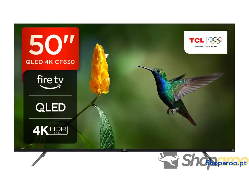 TCL 32SF560 – Smart QLED Full HD 32’’ TV Direct LED com Fire e HDR Pulse Pergunte à Alexa design metálico sem moldura
