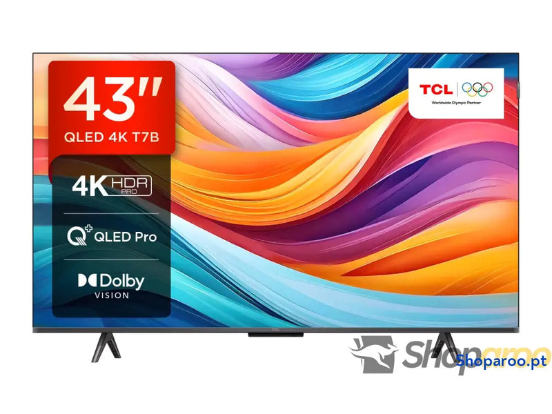 TCL 55T69C QLED 55’’ TV LED direto HDR 4K Smart com Google (Dolby Vision e Atmos Game Master Motion Clarity compatível