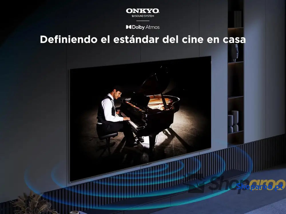 TCL 65T8C 65” QLED 4K 144 Hz HDR UHD TV Smart com Google (Dolby Vision e Atmos Motion Clarity Pro FreeSync som Onkyo