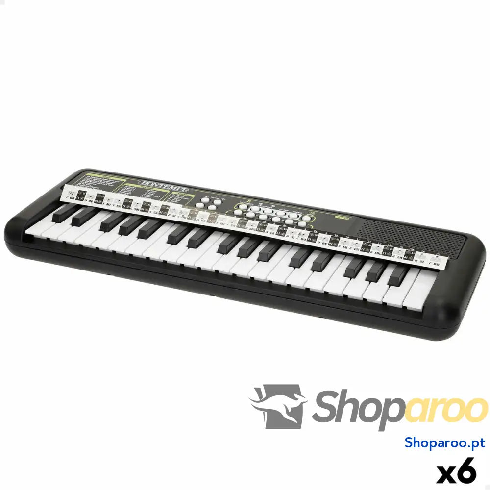Teclado 37 Teclas Bontempi 42 x 4 x 15 cm (6 Unidades)