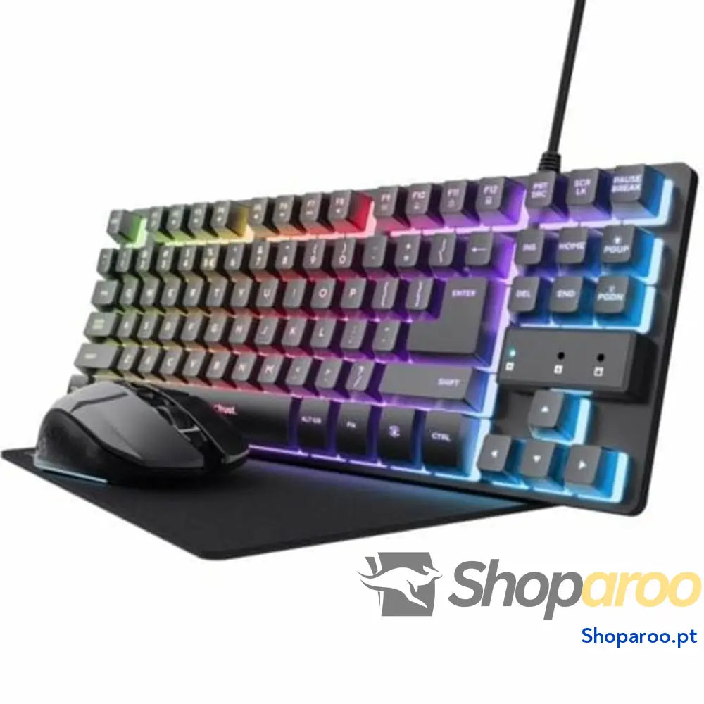 Teclado e Rato para Vídeojogos Trust 25227 Qwerty espanhol