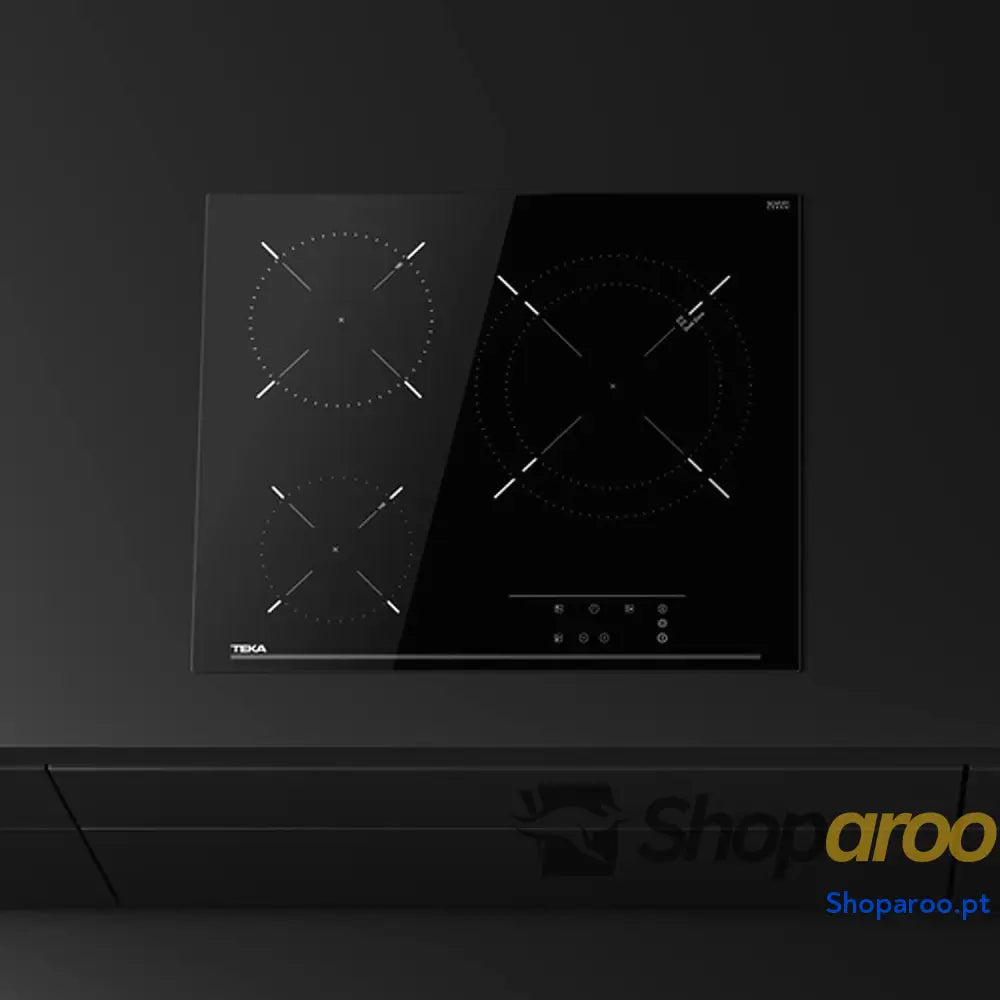 Teka TB PRO 6315 Vitrocerâmica 3 Queimadores 60 cm Tecnologia Touch Control com Cronómetro Cor Preto