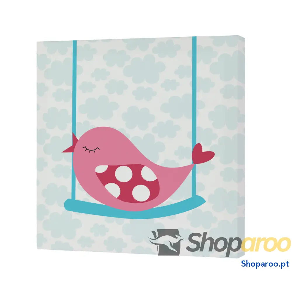Tela HappyFriday Mr Fox Little birds Multicolor 27 x cm