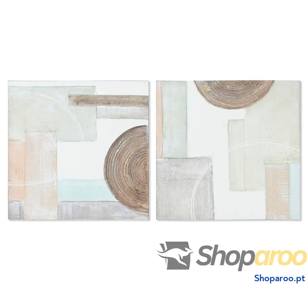 Tela Home ESPRIT Madeira MDF 50 x 2,5 cm