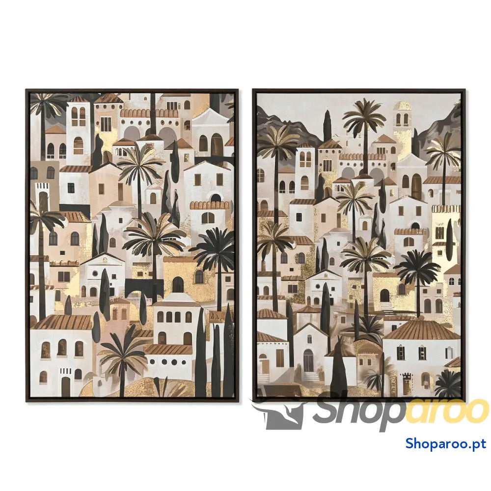 Tela Home ESPRIT poliestireno 63 x 4,5 93 cm