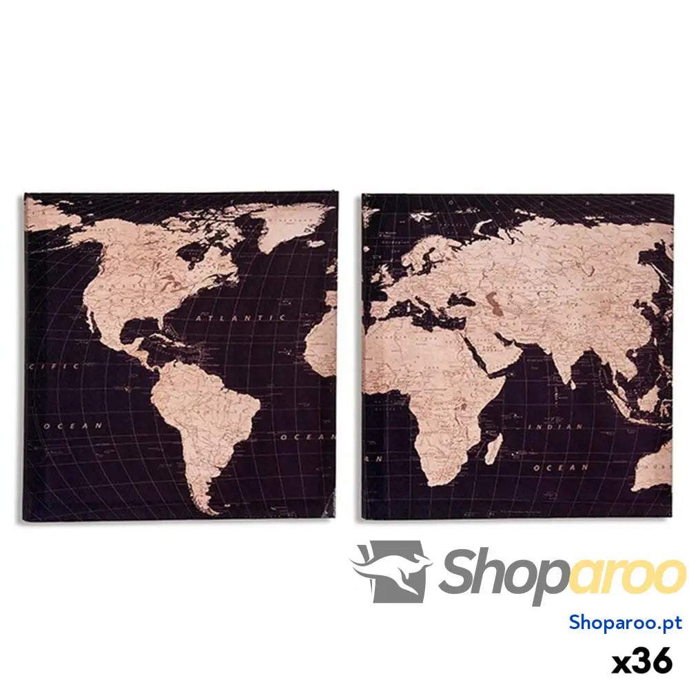 Tela Mapa do Mundo 1,5 x 28 cm (36 Unidades)