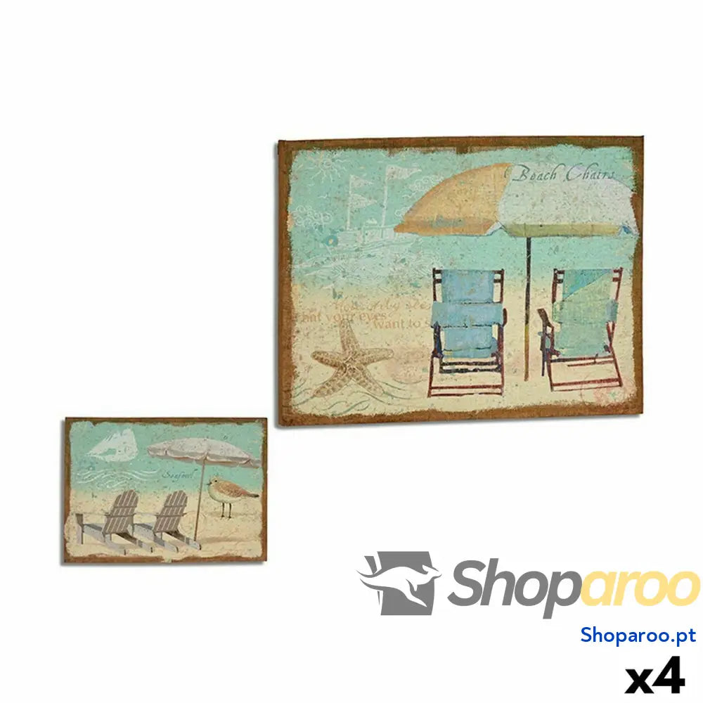 Tela Praia 70 x 3 50 cm (4 Unidades)