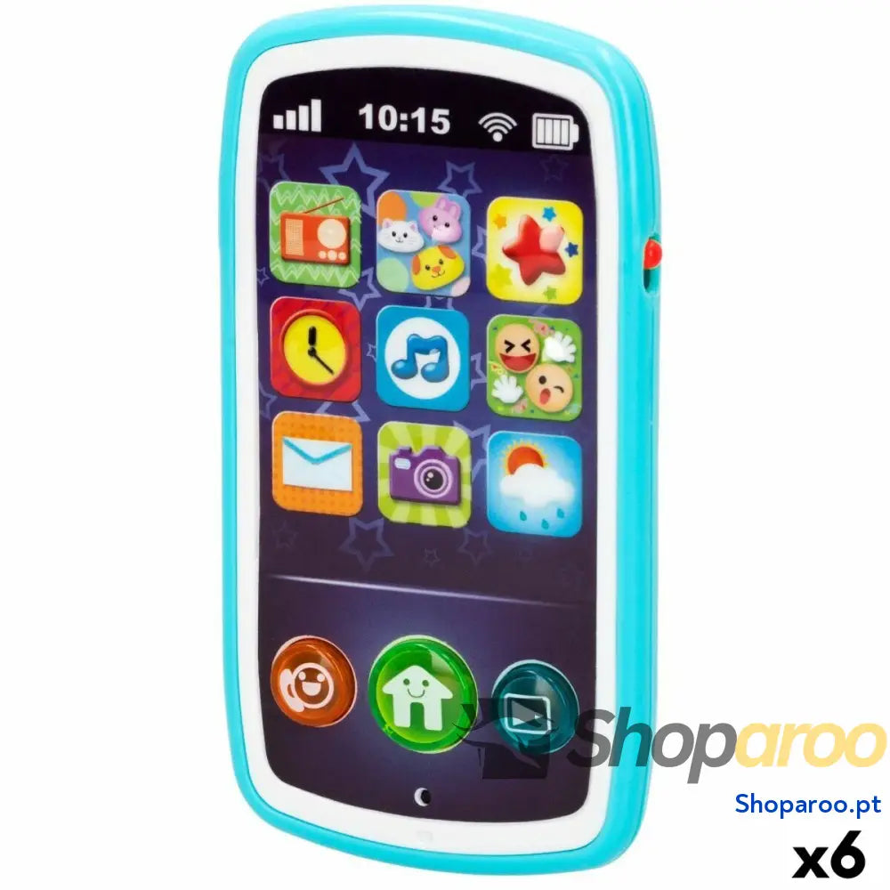 Telefone de brincar Winfun 7,5 x 14 x 2 cm (6 Unidades)