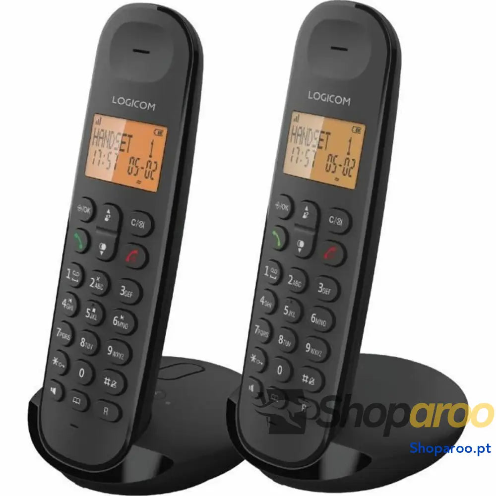 Telefone Fixo Logicom DECT ILOA 255T DUO Preto