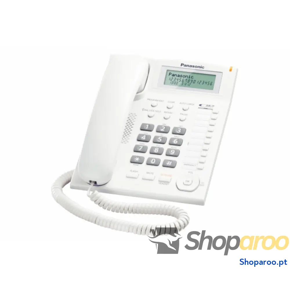 Telefone Fixo Panasonic KX-TS880EXW LCD Branco