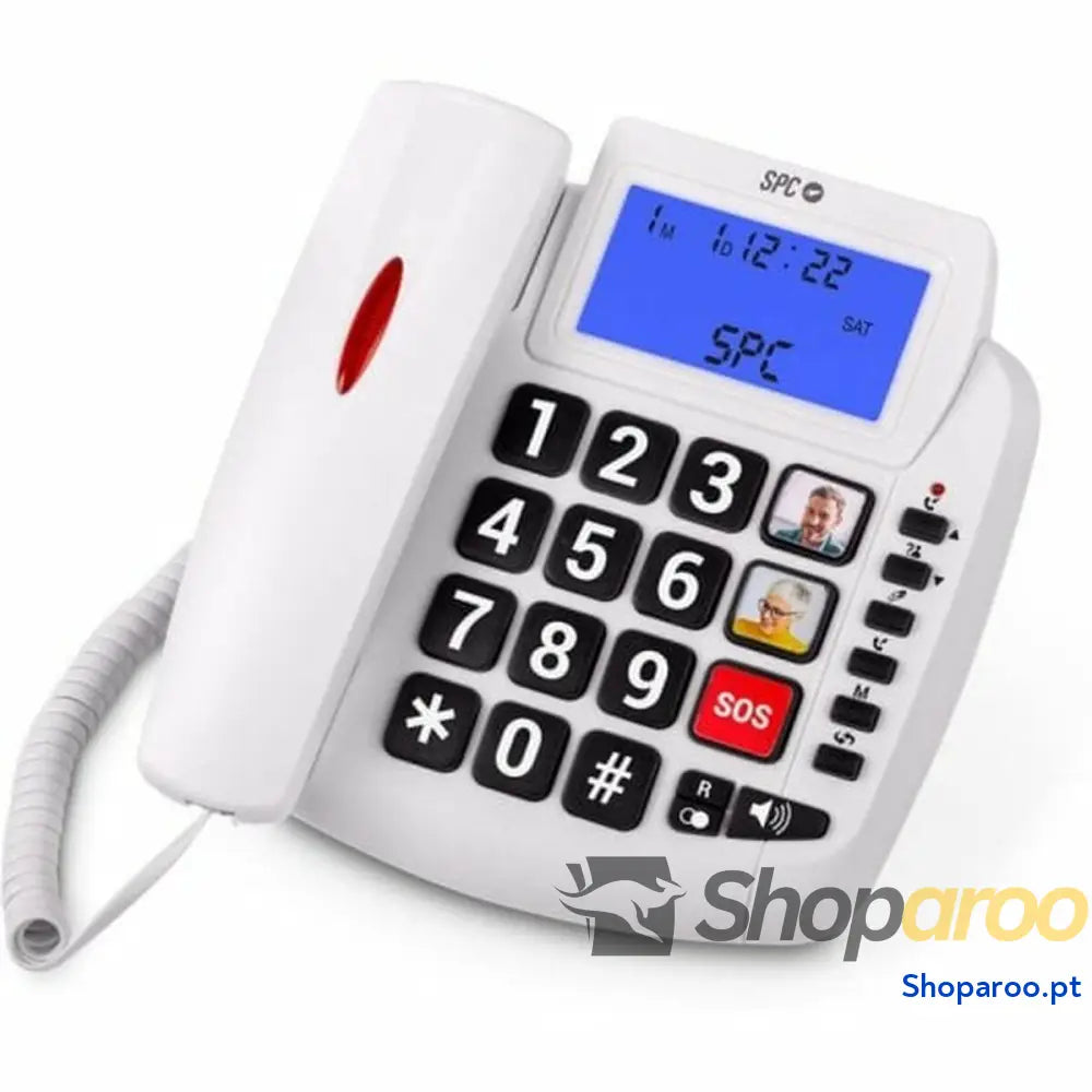 Telefone Fixo SPC 3296B Branco