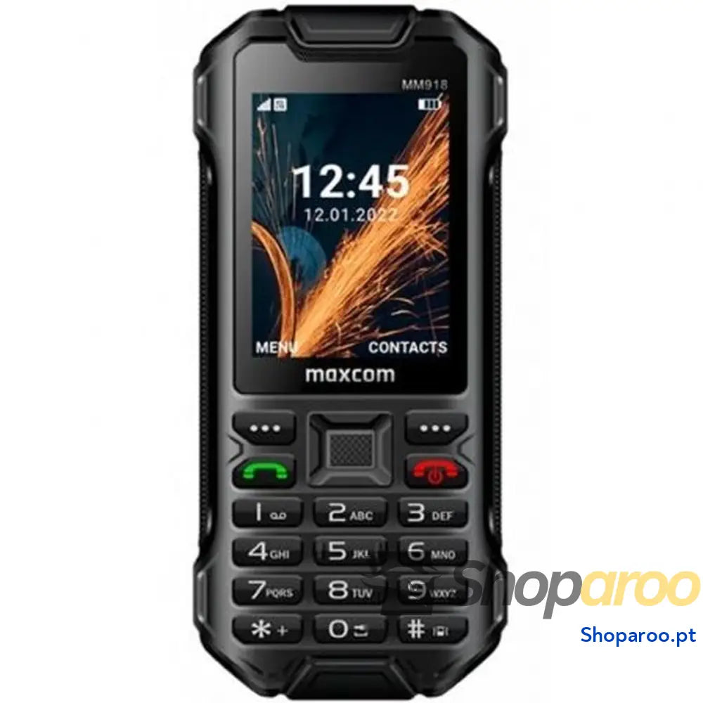 Telefone Móvel para Idosos Maxcom MM918 BLACK V2