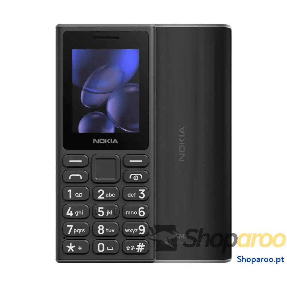 Telefone Móvel para Idosos Nokia 105 (2024) Preto 4 MB Single Core™ 1,8’’
