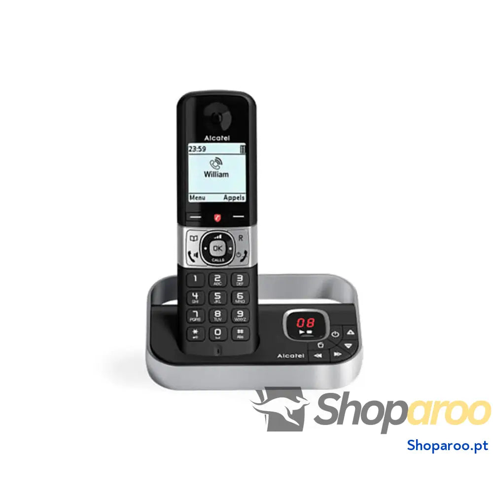 Telefone sem fios Alcatel F890 Preto