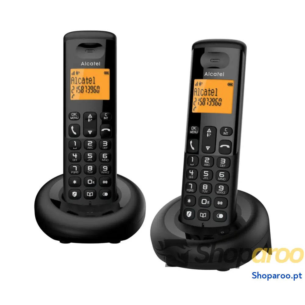 Telefone sem fios Alcatel Preto