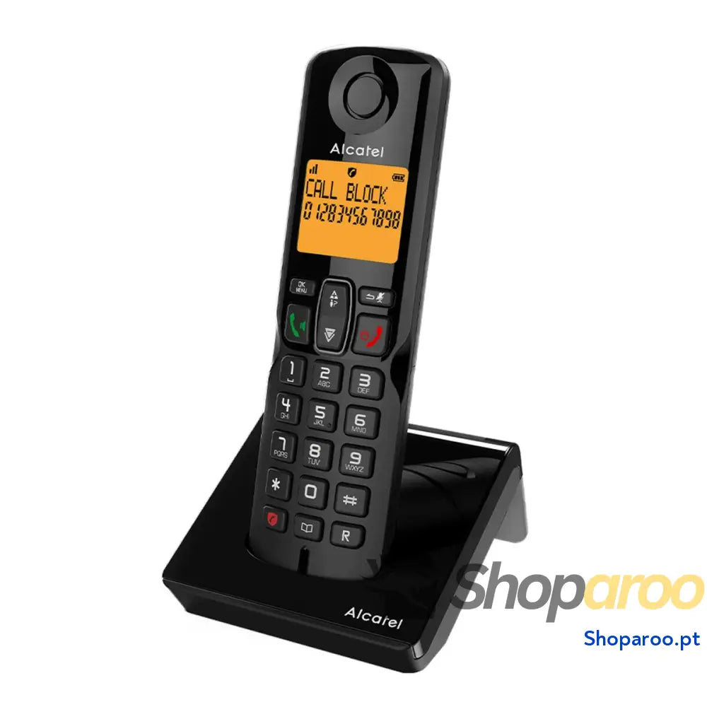 Telefone sem fios Alcatel S280 Preto