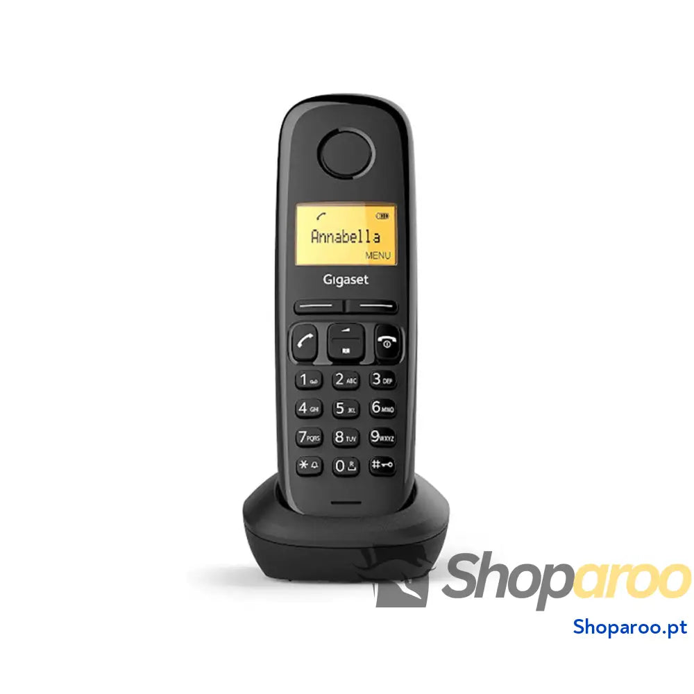 Telefone sem fios Gigaset A170 Preto Âmbar