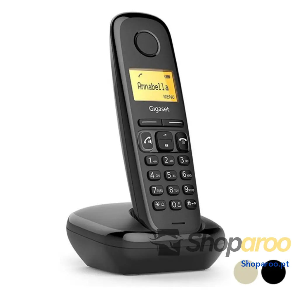 Telefone sem fios Gigaset A270 Preto Âmbar