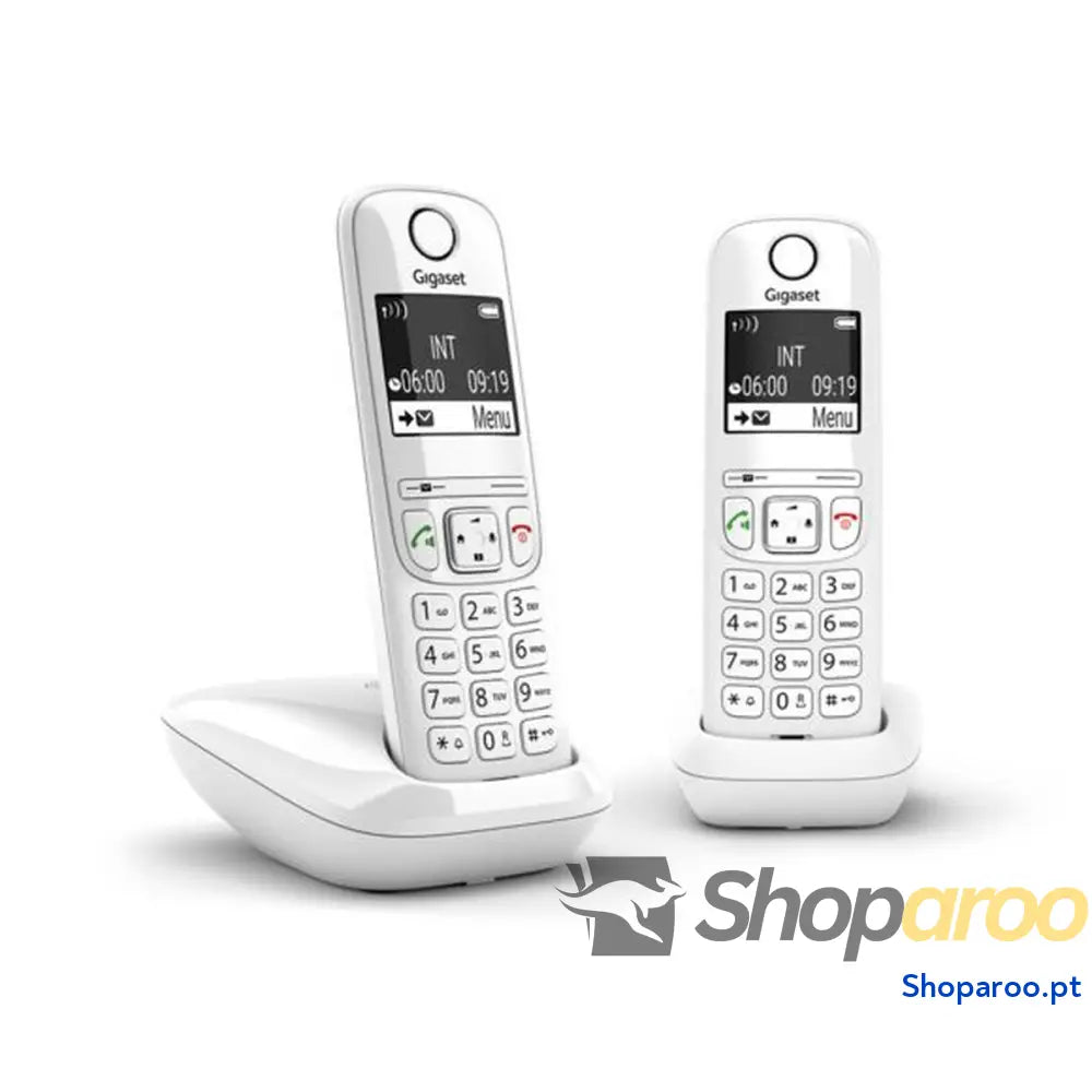 Telefone sem fios Gigaset AS690 Duo Branco