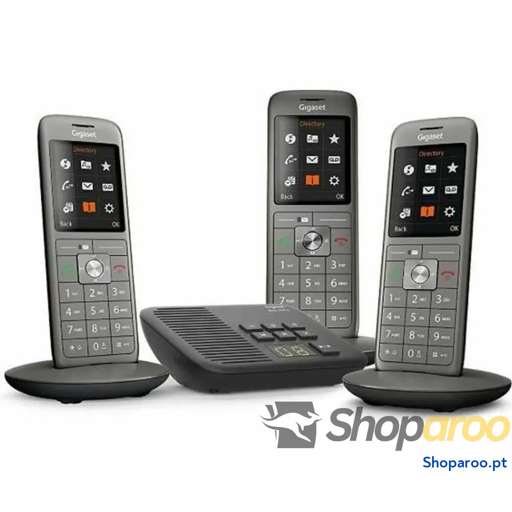 Telefone sem fios Gigaset CL660A Trio Cinzento
