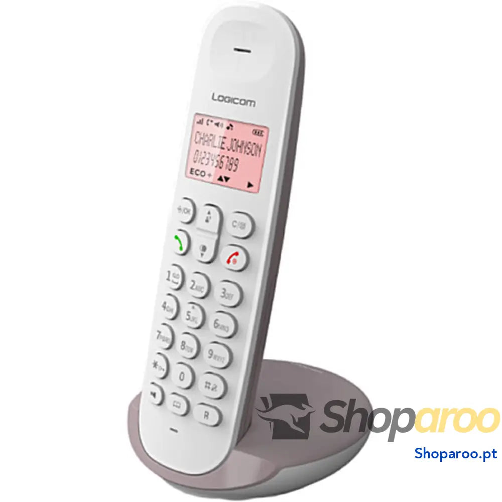 Telefone sem fios Logicom Castanho Taupe