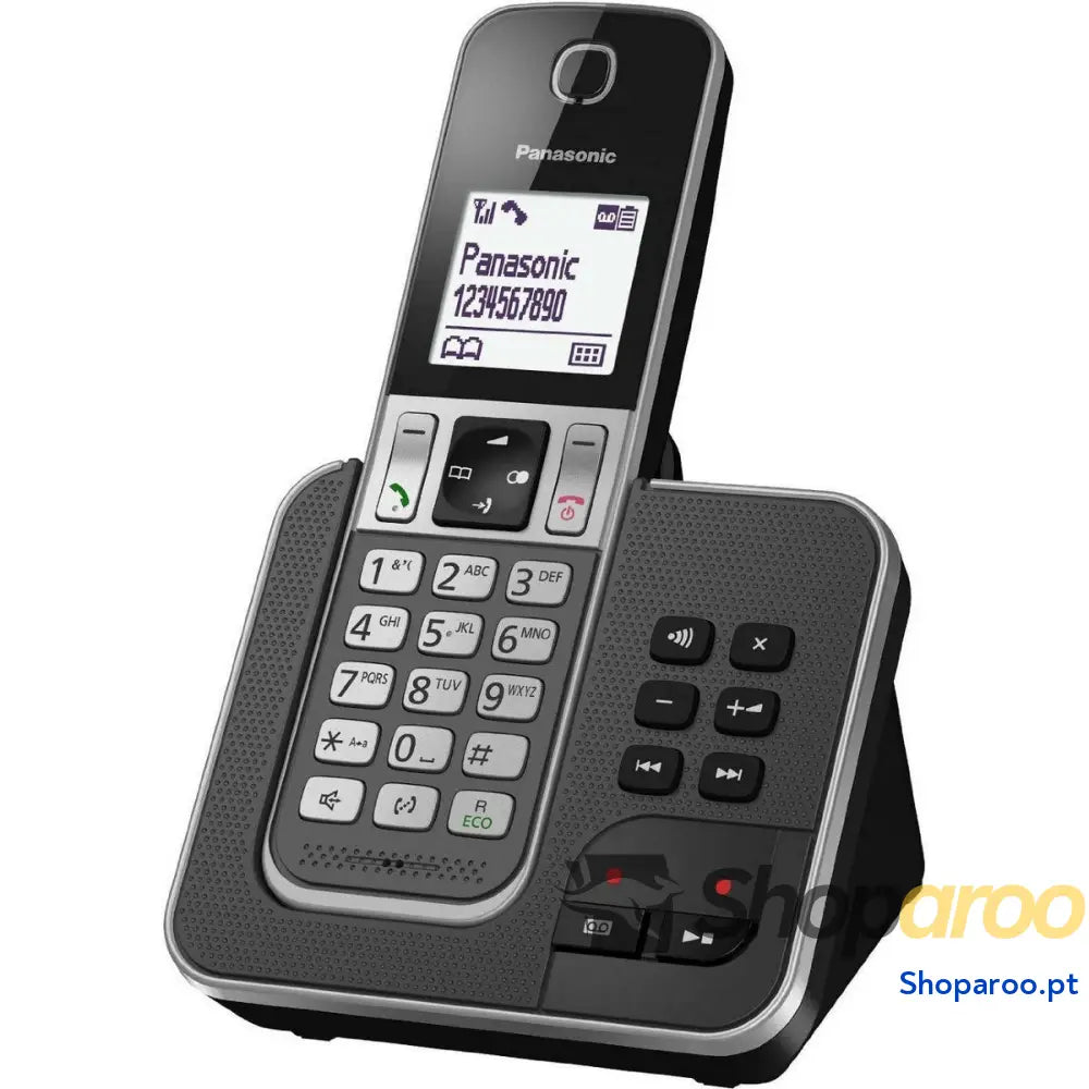 Telefone sem fios Panasonic KX-TGD320FRG Branco Preto Cinzento