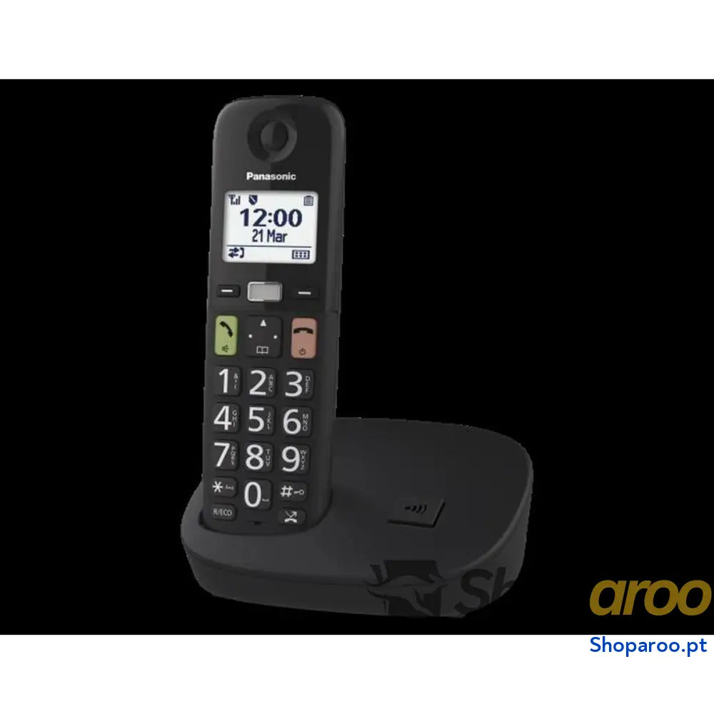Telefone sem fios Panasonic KX-TGU110EXB Preto