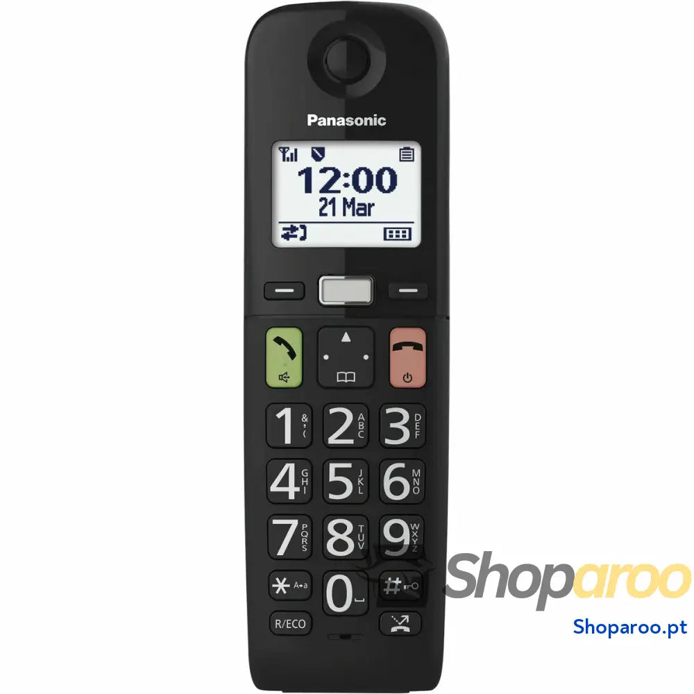 Telefone sem fios Panasonic KX-TGU112EXB Preto