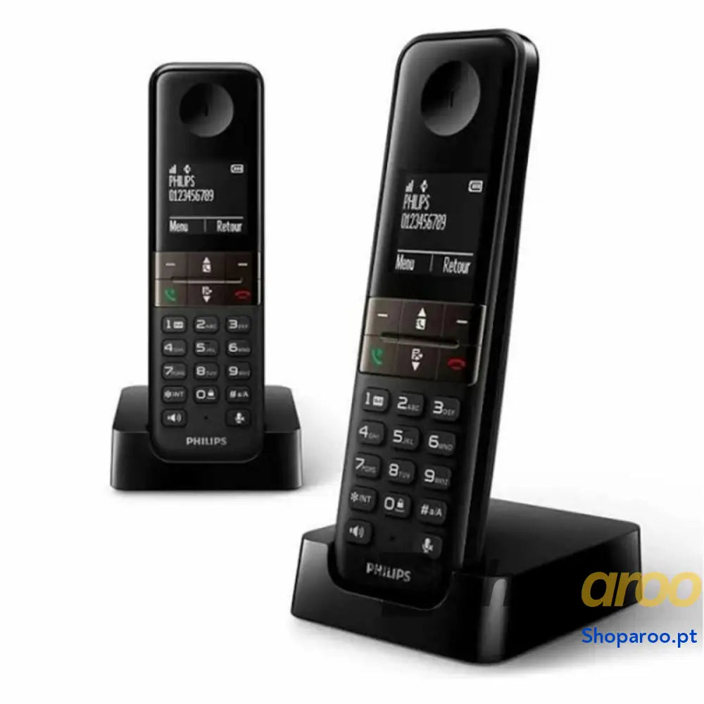 Telefone sem fios Philips D4702B/34 Duo 1,8" DECT (2 pcs)