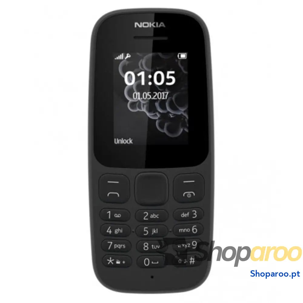 Telefone Telemóvel Nokia 105 DualSIM 1,45" Preto