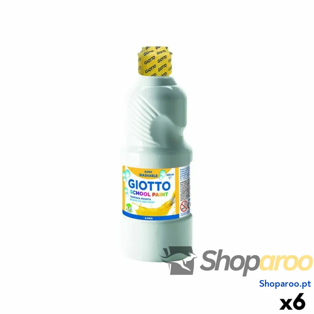 Têmpera Giotto   Branco 500 ml (6 Unidades)