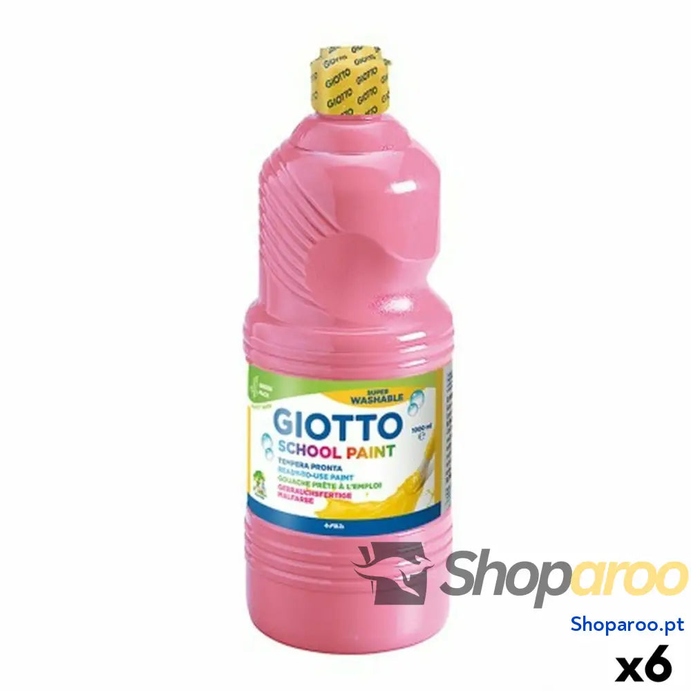Têmpera Giotto Cor de Rosa 1 L (6 Unidades)