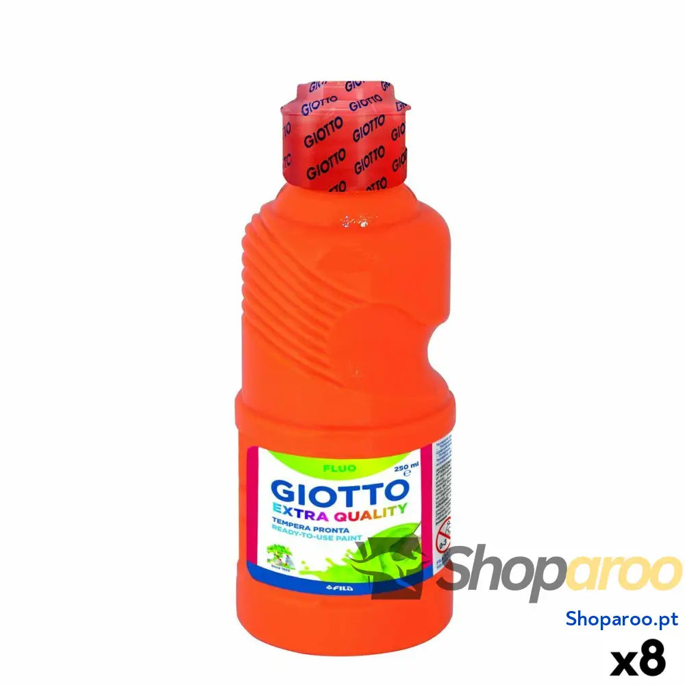 Têmpera Giotto Fluo Laranja 250 ml (8 Unidades)