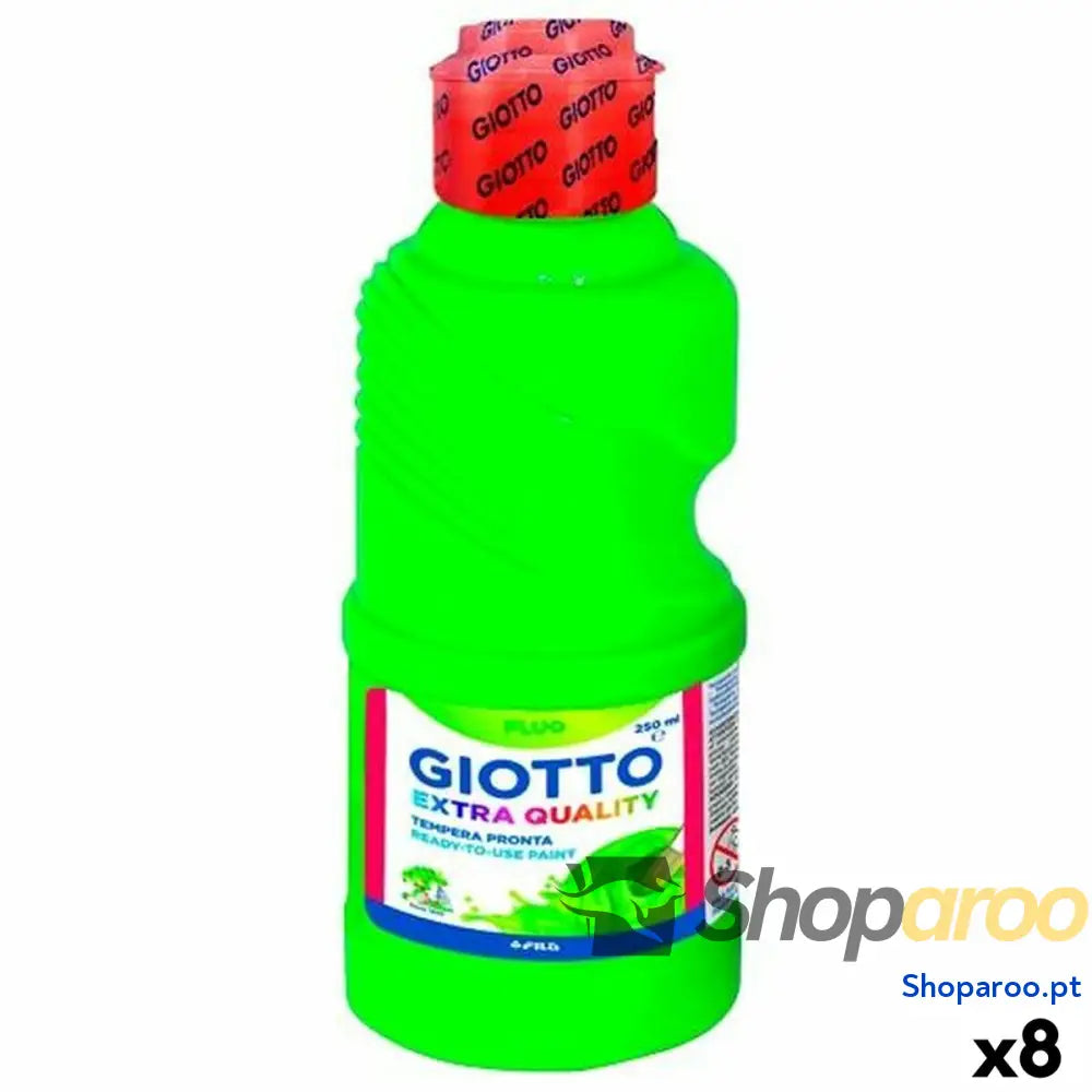 Têmpera Giotto Fluo Verde 250 ml (8 Unidades)