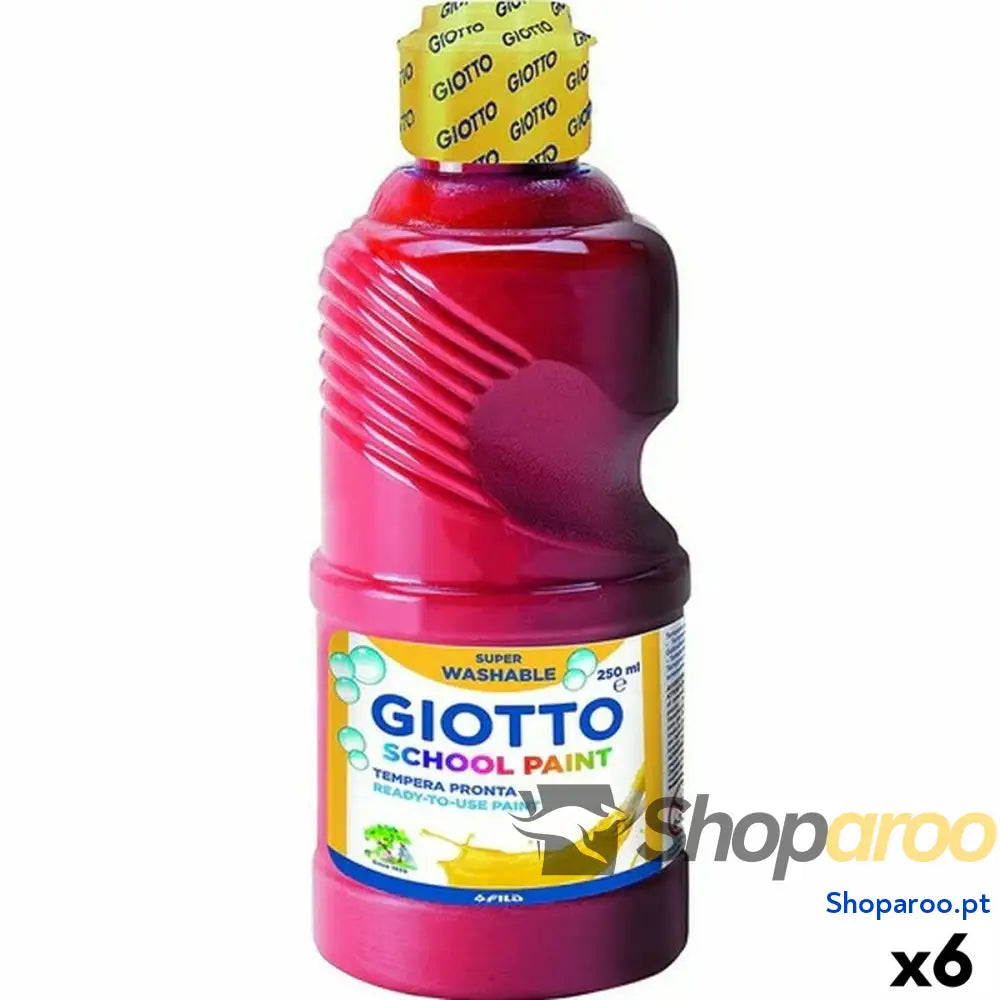 Têmpera Giotto Vermelhão 500 ml (6 Unidades)
