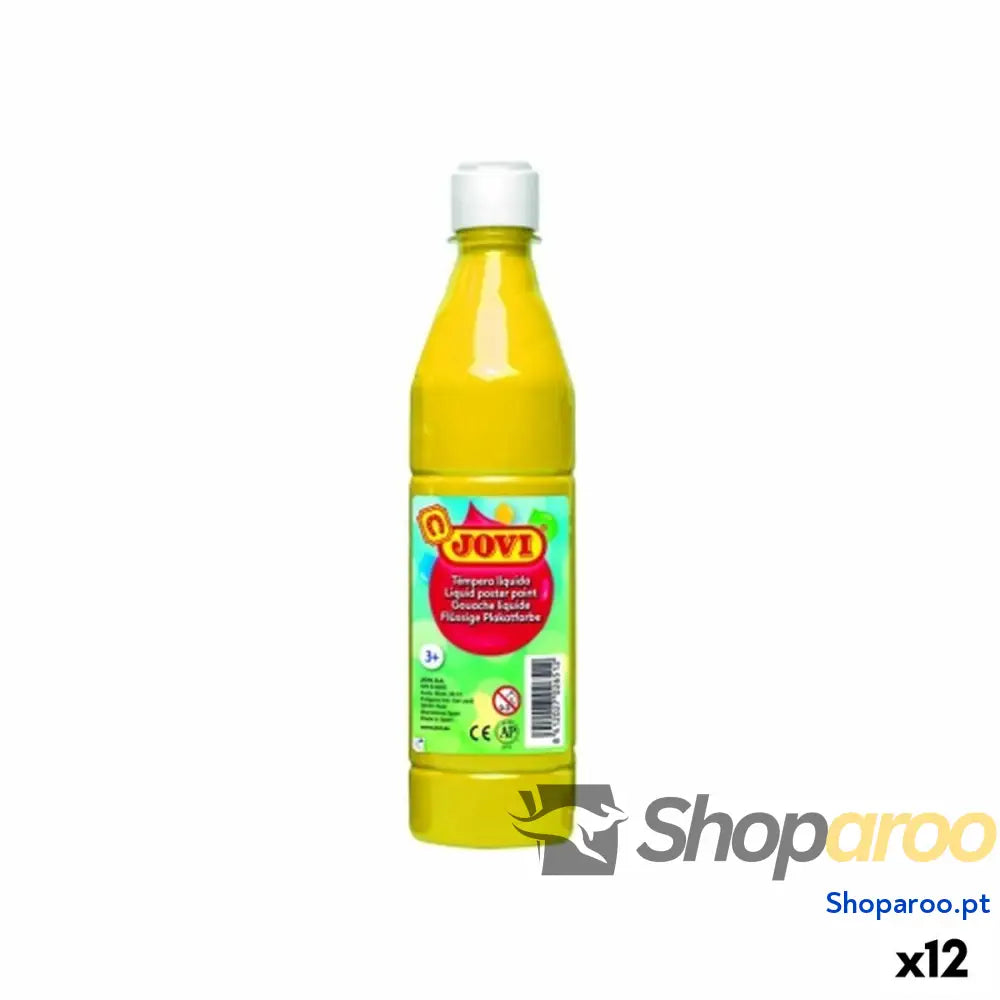 Têmpera Jovi Amarelo 500 ml (12 Unidades)