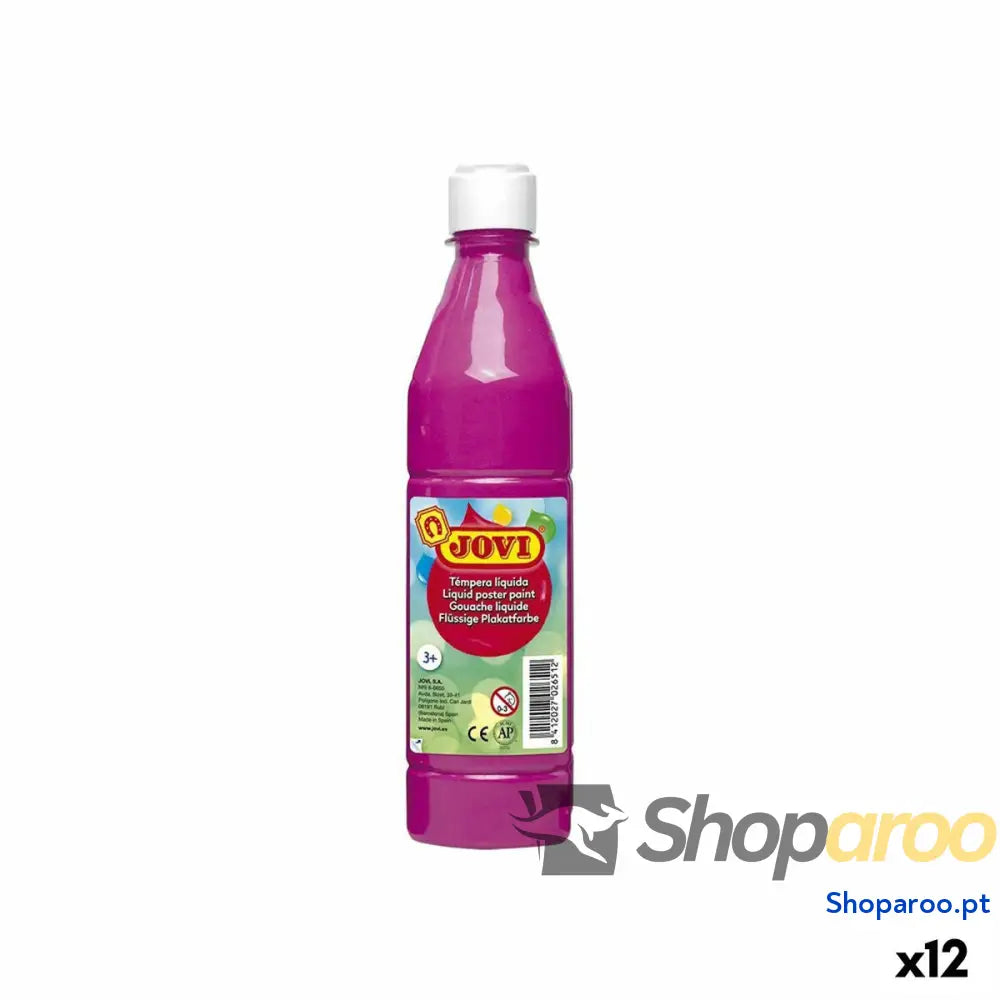 Têmpera Jovi Magenta 500 ml (12 Unidades)
