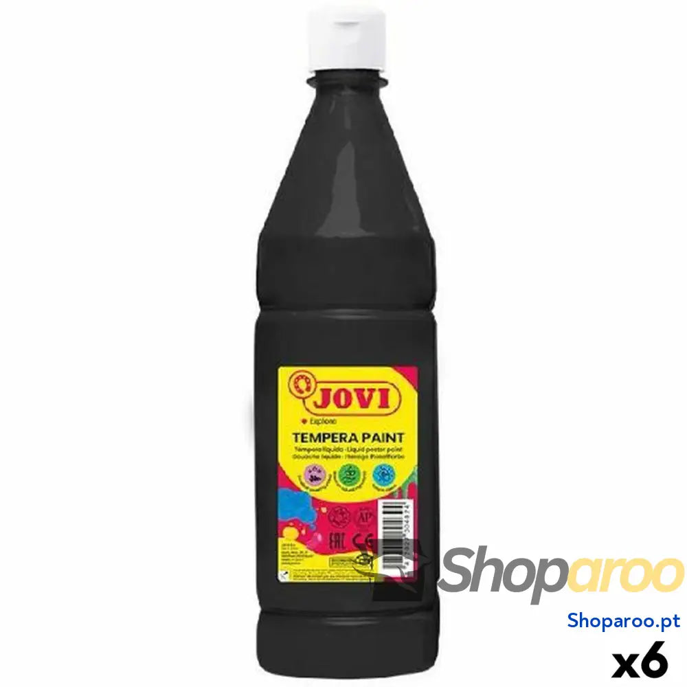 Têmpera Jovi Preto 1 L (6 Unidades)